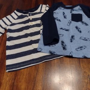 Light-weight long sleeve boys 12 month shirts